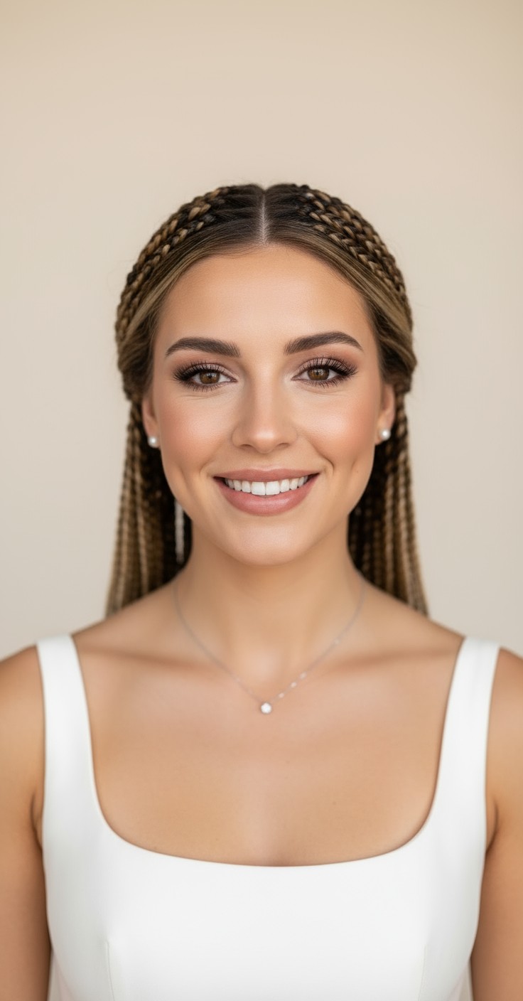 After Ombre Knotless Braids